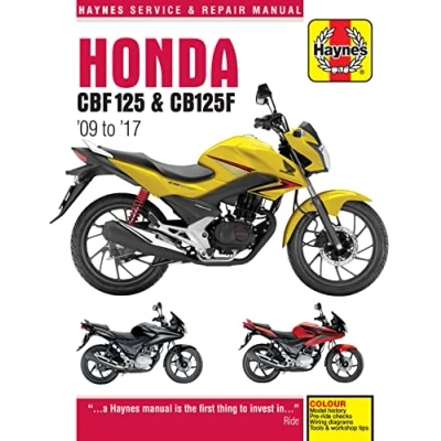 Abbildung von Honda Cbf125 and Cb125f: 09 to 17 (Haynes Service &amp; Repair Manual)
