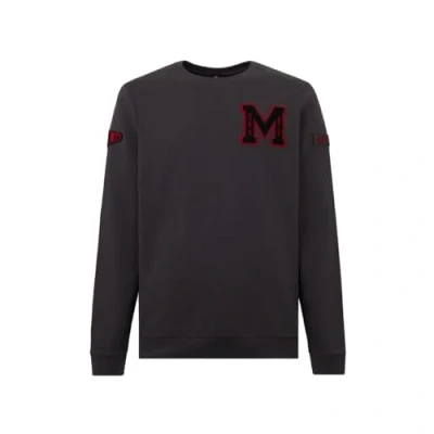Abbildung von AC Milan Herren M College Collection Felpa Girocollo Uomo Sweatshirt, Schwarz+Silber, XS