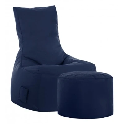 Abbildung von SITTING POINT only by MAGMA Sitzsack Set Brava Swing + Hocker Jeansblau