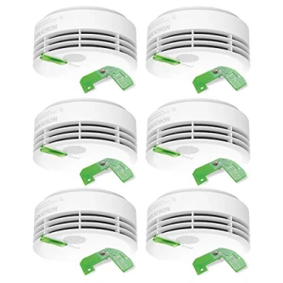 Abbildung von Hekatron Genius Plus X inkl. Funkmodul FM Basis Rauchmelder (Rauchmelder Funkrauchmelder 10 Jahre Batterie mit X)