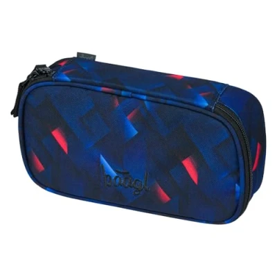 Abbildung von Baagl Federmäppchen für Jungen Schulmäppchen Schreibwaren Schulsachen Federtasche, Kinder Federmappe, Etui Schule (Skate Indigo)