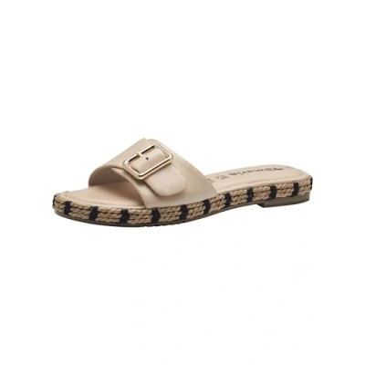 Abbildung von Tamaris Pantolette flach, Damen, Größe: 38, Nude Schuhe