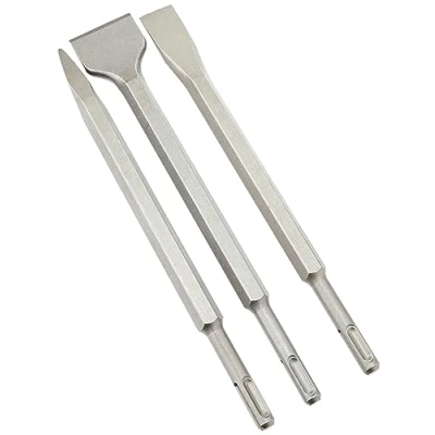 Abbildung von Silverline 515779 SDS Plus Sechskantmeißel, 3 tlg. Satz 250 mm: 20, 40 mm u. Spitz