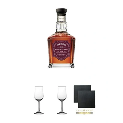 Abbildung von Jack Daniels Single Barrel RYE Select Bourbon Whiskey 0,7 Liter Geschenkset