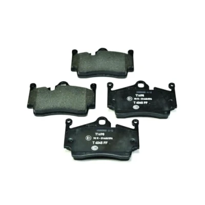 Abbildung von HELLA 8DB 355 013 311 Bremsbelagsatz für Verschleißwarnanzeiger vorbereitet PORSCHE: 718 Cayman Coupe, Cayman, Boxster