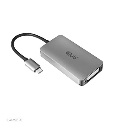 Abbildung von Club 3D Gen1 Type C auf Dual Link DVI D HDCP Off Version Aktiver Adapter S/B für Apple Cinema Displays, CAC 1510 A