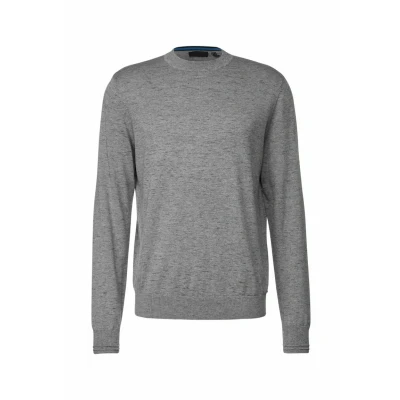 Abbildung von STREET ONE MEN Stehkragenpullover, mit Rippstrickdetails