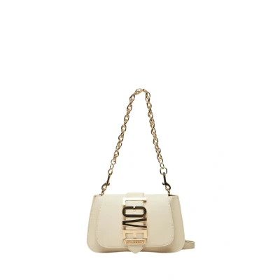 Abbildung von Love Moschino Damen Poljc4224pp0mkc0110u Schultertasche, Elfenbein