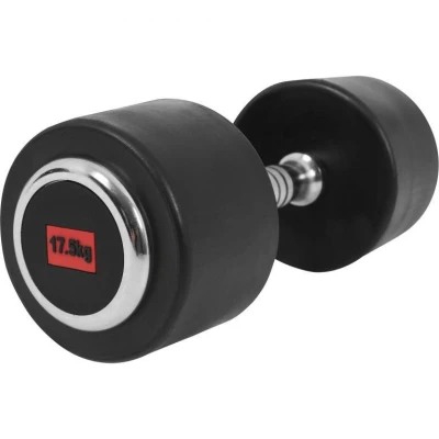 Abbildung von GORILLA SPORTS Kurzhantel Einzeln/2er Set, Gewichte 2,5 50kg Rundhanteln, Dumbbells, Hantelset, mit/ohne Ablage, aus Gusseisen, Gummiert, Griff Gerändelt, Rutschfest
