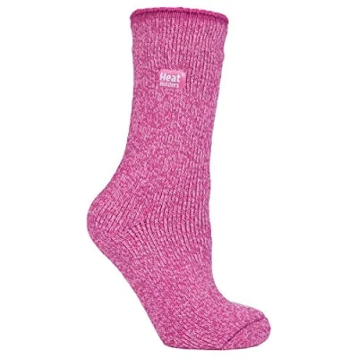 Abbildung von HEAT HOLDERS Damen Winter Warm Thermo Merino Wollsocken (37/42, Pink (Merino))