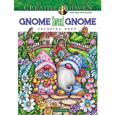 Abbildung von Creative Haven Gnome Sweet Coloring Book (Adult Books: Fantasy)