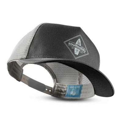 Abbildung von Soulbuddy Trucker Cap Herren Damen Basecap Kappe Baseball Caps für Geschenke One Size Light Grey