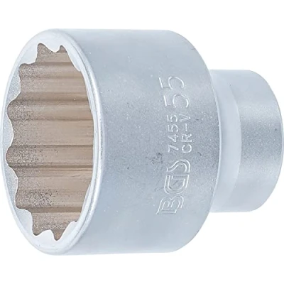Abbildung von BGS 7455 Steckschlüssel Einsatz Zwölfkant 20 mm (3/4&quot;) SW 55