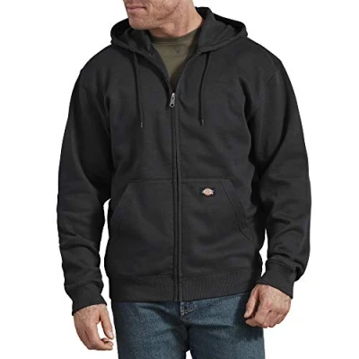 Abbildung von Dickies Herren Full Zip Hoodie Fleece Jacke, Dunkles Erika, Small