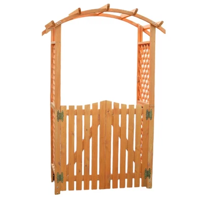 Abbildung von promadino Rosenbogen &quot;Pergola Diana&quot;, BxTxH: 132x70x206 cm, mit Türen