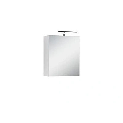Abbildung von byLIVING Spiegelschrank Spree Breite 50 cm, 1 türig, mit LED Beleuchtung und Schalter /Steckdosenbox