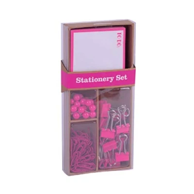 Abbildung von APLI 18424 Büro Set Fluor Collection Rosa
