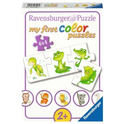 Abbildung von Ravensburger Kinderpuzzle 03006 my first color puzzles 6x4 Teile