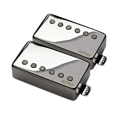 Abbildung von EMG 57/66 Bridge and Neck Humbucker Guitar Pickups Set, Chrome