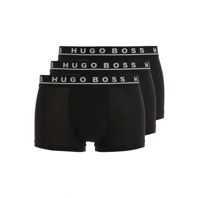 Abbildung von BOSS Trunk 3 PACK Boxerbriefs, Herren, Größe: Large, Black