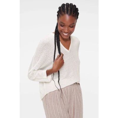Abbildung von SENSES.THE LABLE 3/4 Arm Shirt, mit leichter Transparenz