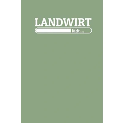 Abbildung von Landwirt lädt: Notizen gepunktet, liniertes Notizbuch für Notizen, Erinnerungen, Daten in Ausbildung / Studium