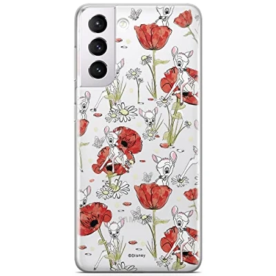 Abbildung von ERT GROUP Handyhülle für Samsung S21 Original und offiziell Lizenziertes Disney Muster Bambi 001 optimal an die Form des Handy angepasst, teilweise transparent