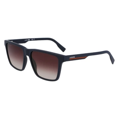 Abbildung von Lacoste Sonnenbrille, Herren, Größe: 57, Matte blue