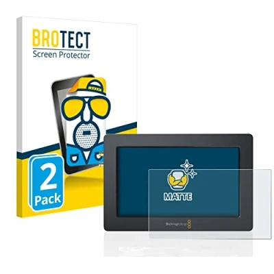 Abbildung von BROTECT Entspiegelungs Schutzfolie für Blackmagic Design Video Assist (5.0) (2 Stück) Matte Displayschutz Folie, Anti Reflex, Fingerprint