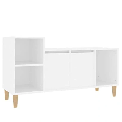 Abbildung von vidaXL TV Schrank Weiß 100x35x55 cm Holzwerkstoff (1 St)