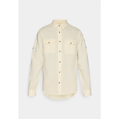 Abbildung von Fjällräven Övik Travel Shirt LS M Herren Hemd (Weiß M) Hemden