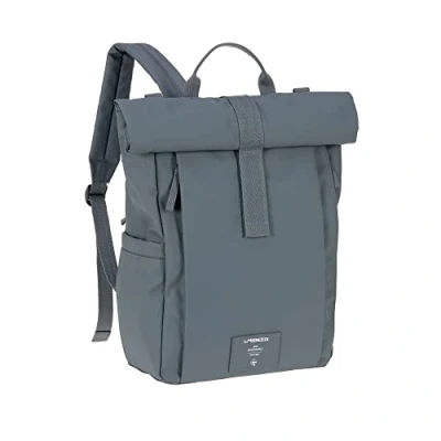Abbildung von LÄSSIG Wickelrucksack Green Label, Rolltop Up, anthracite, vegan, zum Teil aus recyceltem Material