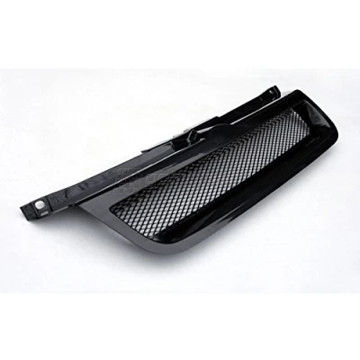 Abbildung von Waben Gitter Kühler Sport Front Rippen Grill ohne Emblem Schwarz Eintragungsfrei