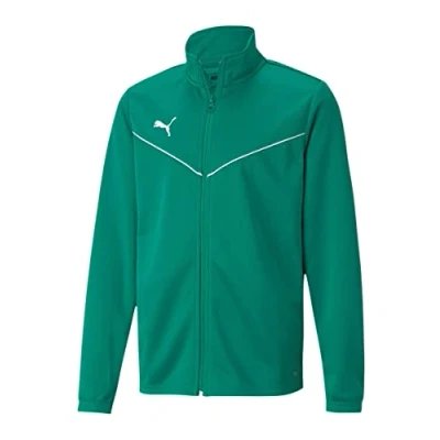 Abbildung von Puma Teamrise Training Unisex Trainingsjacke für Kinder, Größe: 152, Gruenweiss