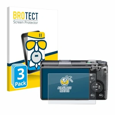 Abbildung von BROTECT Entspiegelungs Schutzglas für Ricoh GR III HDF (3 Stück) Schutz Folie Panzerfolie Glas Matt [Extrem Kratzfest 9H, Anti Reflex]