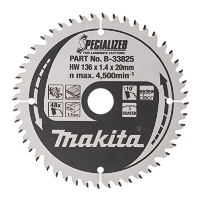 Abbildung von Makita Specialized Saegeblatt, 136 x 20 mm, 48Z, B 33825
