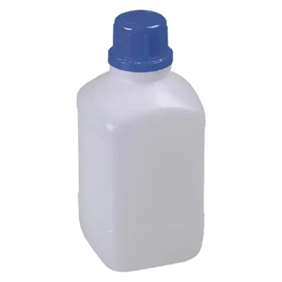Abbildung von Bürkle HDPE Probenflasche, Transparent, 500mL Kapazität, 172mm Höhe