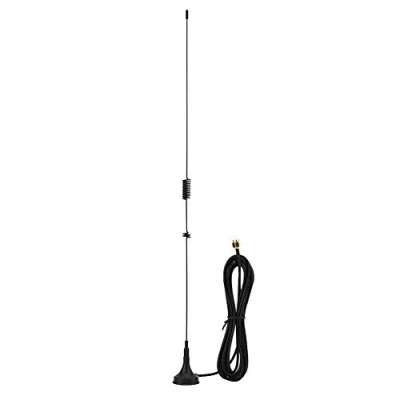 Abbildung von Dioche UT 106UV Auto Dual Frequency Radio Antenne, Magnetische SMA Male UHF + VHF Mobilfunkantenne Geeignet für Baofeng BF UV3R UV100 U3