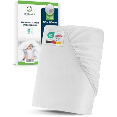 Abbildung von Sensalou Spannbettlagen Wasserdicht 50 X 90cm 1 St