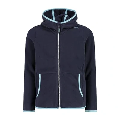 Abbildung von CMP Kid G Jacke mit fester Kapuze, Schwarz Blau, 152