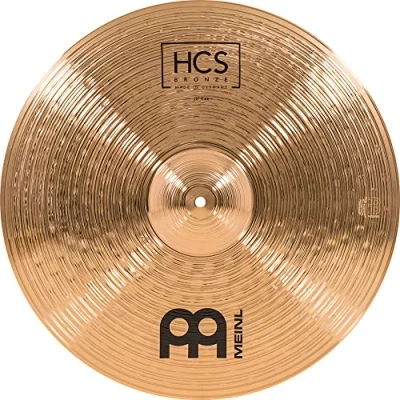 Abbildung von Meinl Cymbals HCS Bronze Ride 20 Zoll (Video) Schlagzeug Becken (50,80cm) B8 Bronze, Traditionelles Finish (HCSB20R)