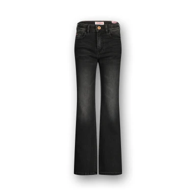 Abbildung von Vingino Claire Flared Jeans, Damen, Größe: 128, Black denim