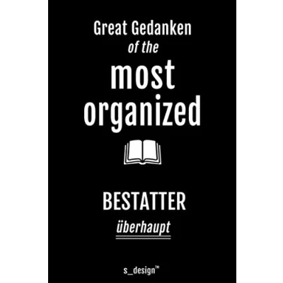 Abbildung von Notizbuch für Bestatter: Originelle Geschenk Idee [120 Seiten liniertes blanko Papier]