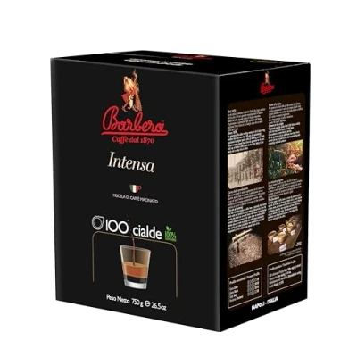 Abbildung von Caffè Barbera Aromagic 100 biologisch abbaubare Pads ESE System Gemahlene Kaffeemischung