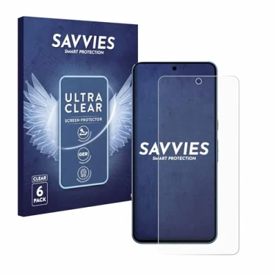 Abbildung von Savvies 6 Stück Schutzfolie für Google Pixel 8 Pro Displayschutz Folie Ultra Transparent