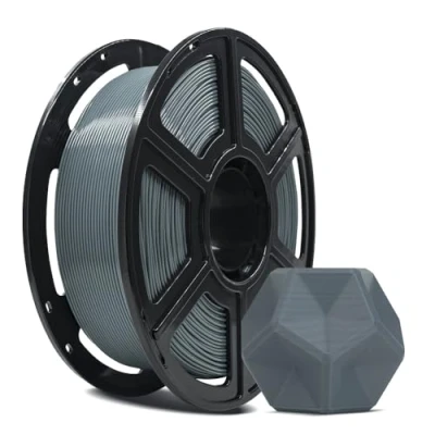 Abbildung von FLASHFORGE 3D Drucker Filament, PLA PRO Filament 1,75 mm, 1 kg Spule, Maßgenauigkeit +/ 0,02 mm für FDM Drucker, bessere Zähigkeit und kein Verknoten (Grau)