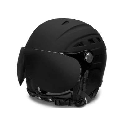 Abbildung von Briko Unisex Erwachsene Helm Helmet, Matt Total Black, M