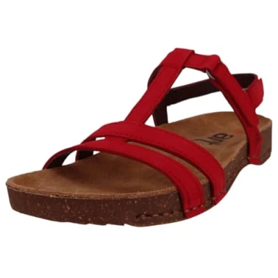 Abbildung von ART Damen 0946 I Breathe Flache Sandale, rot, 41 EU