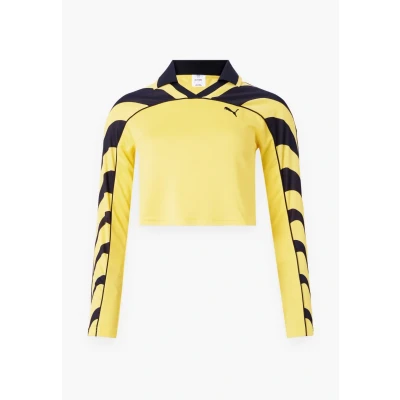 Abbildung von Puma ROAD TO Unity Football BABY TEE Langarmshirt, Damen, Größe: Medium, Sunny yellow