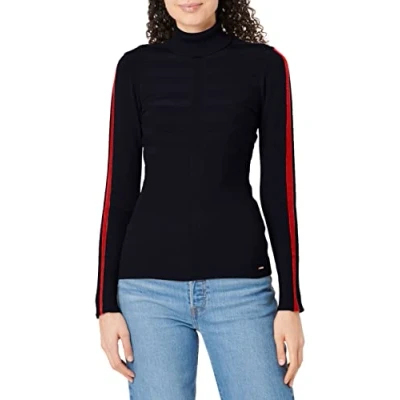 Abbildung von Morgan Mentoi Strickpullover, Damen, Größe: XL, Marine/rouge